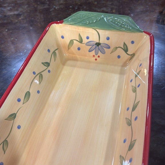 Pfaltzgraff Napoli Hand-Painted Ceramic Tray - Picture 5 of 12